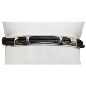 Westmtn, Silverarmband Swan dyke, svart