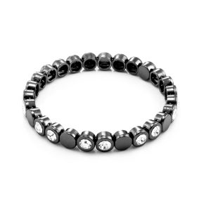 ANNA ARMBAND GRAFITGRÅ/KLAR