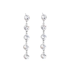 SOPHIA ÖRHÄNGEN KLAR/STÅL