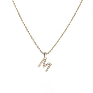 LETTIE HALSBAND VIT/GULD