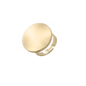 ALMA RING STÅL/GULD