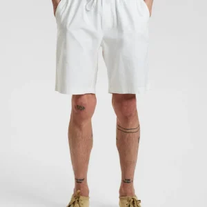 Anerkjendt James Linen Elast Shorts - Tofu