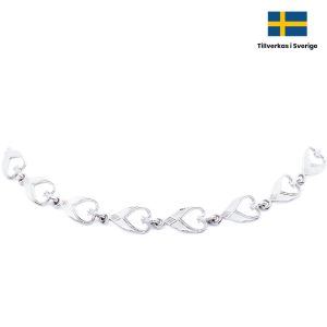 Västerbottensmycken Armband Collier Silver