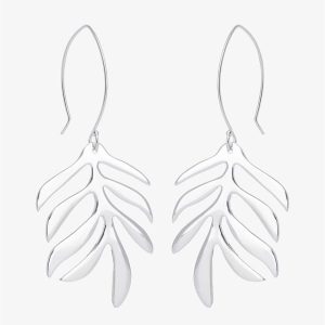 Drakenberg Sjölin Autumn Leaf Earrings Silver