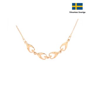 Västerbottensmycken Halsband Collier Guld
