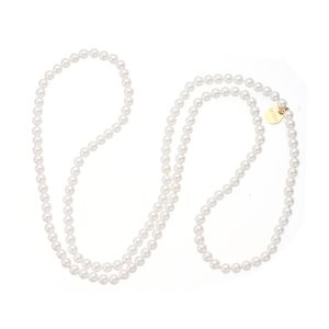 PEARL LÅNGT HALSBAND VIT