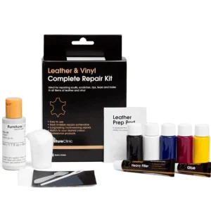 Komplett Kit för Reparation och Infärgning av Läder | Furniture Clinic Leather Repair Kit