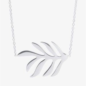 Drakenberg Sjölin Autumn Leaf Necklace Silver