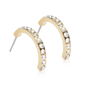 Blomdahl GT Pendant Brilliance Curved 20 mm Crystal Örhänge