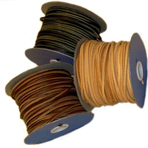 Läderrem av råläder 3x3 mm