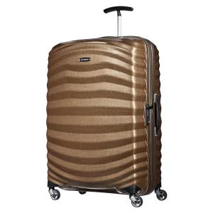 Samsonite Lite-Shock 75cm Stor Resväska 4hjul Sand