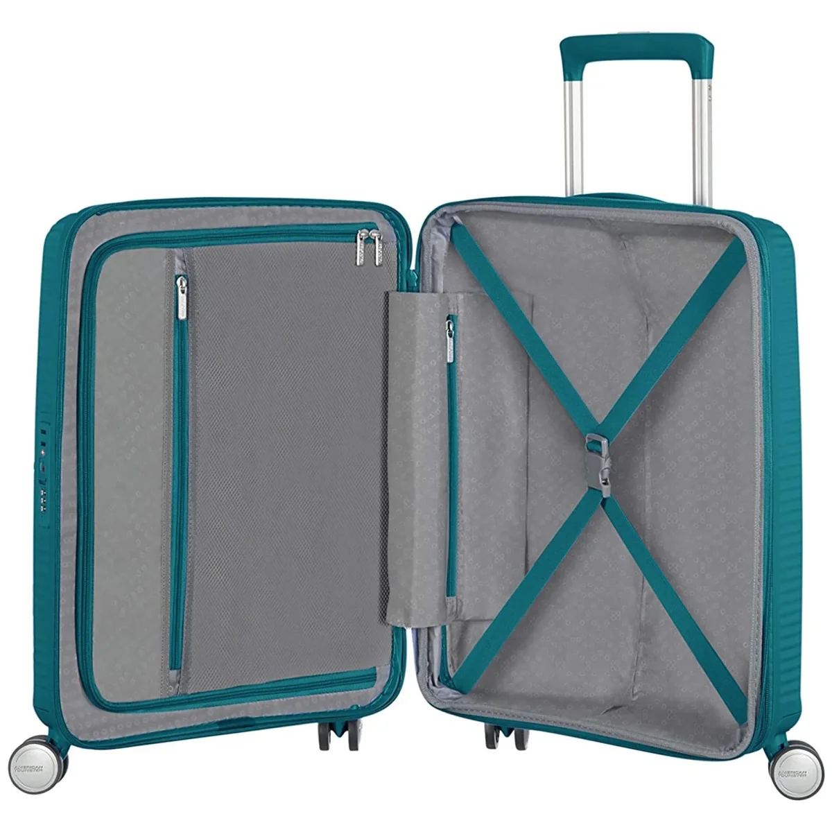 American Tourister Soundbox  55cm Kabinväska Jade Green - Bild 4