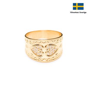 Västerbottensring Diamant Guld
